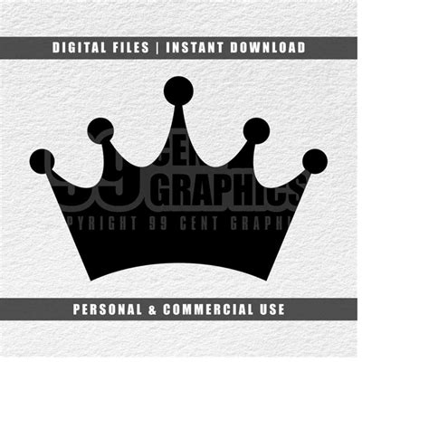 Crown Svg, Princess Crown, Cricut Svg, Pdf, Jpg, Png, Instan - Inspire Uplift