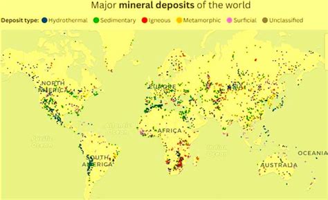 Map Rare Mineral Deposits on Earth Uri Runtu USA (Рюнтю Юри) / Проза.ру