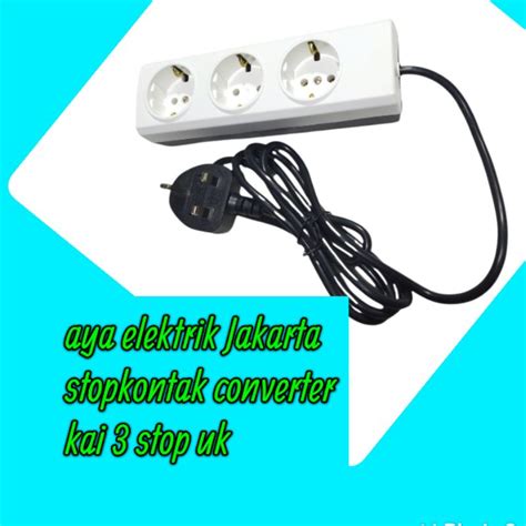 Jual Ttbdg Konverter Over Steker Kaki Ke Built In Fuse Converter