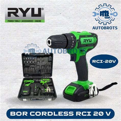 Jual Ryu Mesin Bor Cordless V Mesin Bor Baterai Rci V Kota