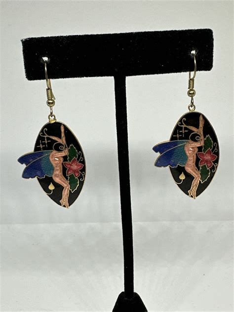 Rare Beautiful Vintage Nude Nymph Fairy Butterfly Cl Gem