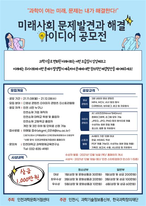 미래사회 문제발견과 해결 아이디어 공모전 공모전 대외활동 링커리어