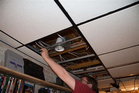 DIY Recessed Lighting Installation in a Drop Ceiling (Ceiling Tiles ...