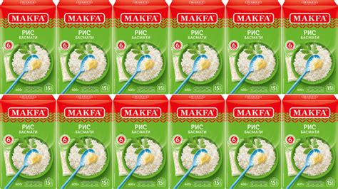 Рис Makfa Басмати шлифованный в варочных пакетиках 66,5 г х 6 шт ...