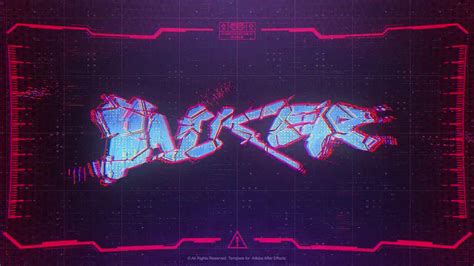 Cyberpunk Logo After Effects Templates Motion Array