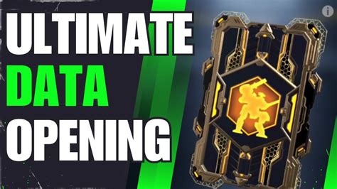 Ultimate Data Pad Opening Are They Worth It War Robots Youtube