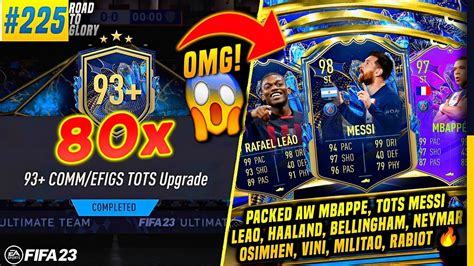 OMG PACKED TOTS MESSI AW MBAPPE HAALAND LEAO OPENING 80x 93