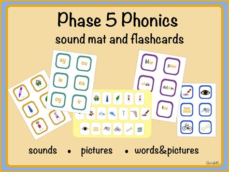 Phase 5 Phonics Sound Mat And Flashcards Teaching Resources