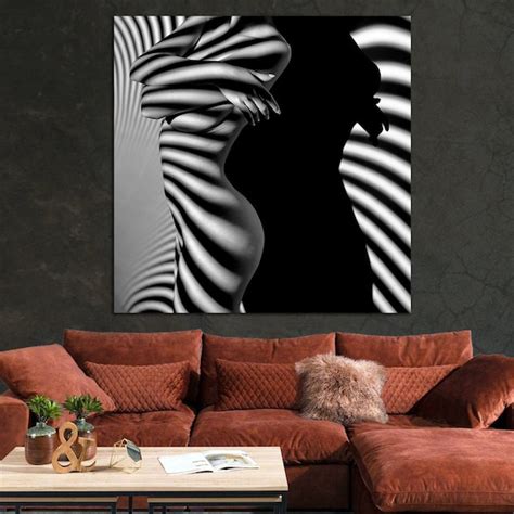 Nude Woman Bed Etsy Canada