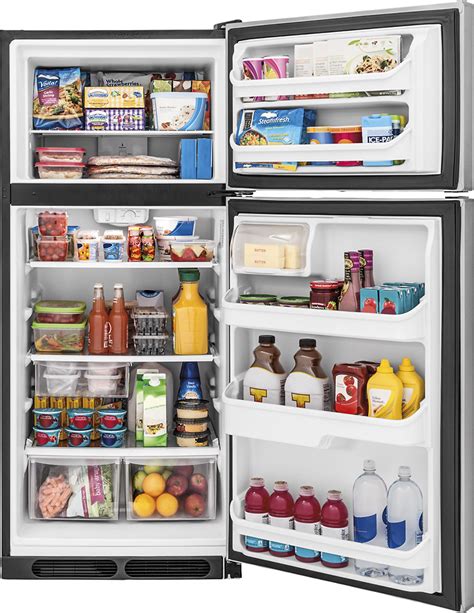 Best Buy Frigidaire 163 Cu Ft Top Freezer Refrigerator Ffht1621qs