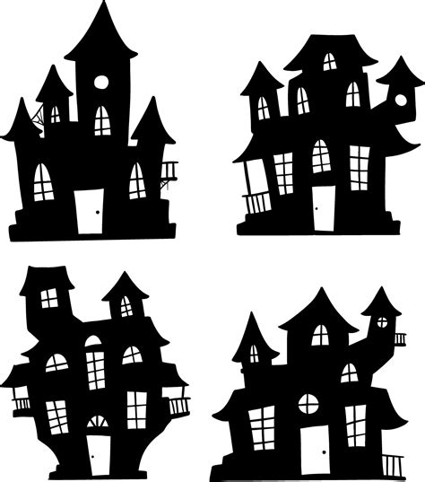 Set of Haunted House 30530229 Vector Art at Vecteezy