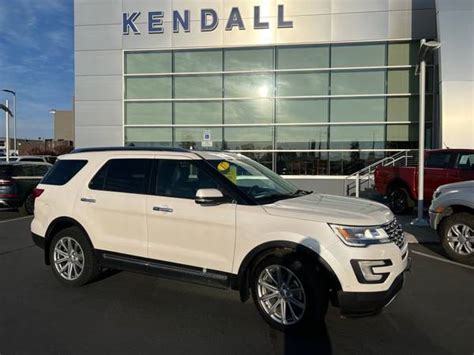 2017 Ford Explorer White Platinum Metallic Tri Coat For Sale In Bend