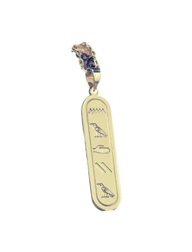 Collier De Nom De Hi Roglyphe Gyptien Cartouche Personnalis E En Or