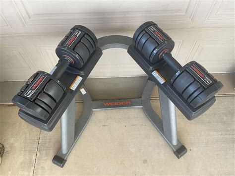 Weider Speed Weight 100 Adjust Dumbbells With Stand For Sale In Phoenix