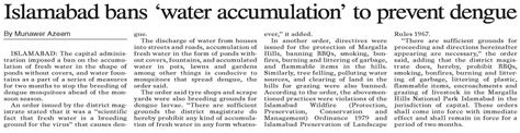 Dawn Epaper Jun 16 2023 Islamabad Bans `water Accumulation` To