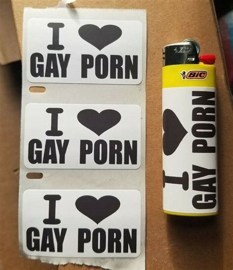 I LOVE GAY PORN Stickers Pack Gag Sticker Gay Pride Etsy Canada