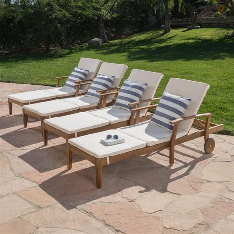 Teak Chaise Lounge Pool Lounge Chairs Lounge Chair Outdoor Comfy