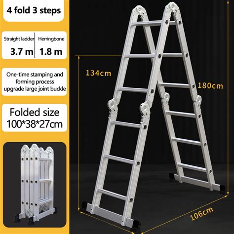 Fast DeliveryCHUANGCHAO Power Step Aluminum Multipurpose MP Ladder