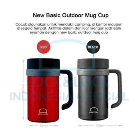Promo Lock N Lock Hot N Cool Mug Ml Tumbler Thermos Lock Lock Merah Diskon Di Seller