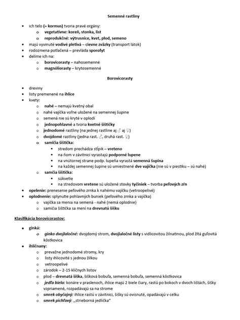 3 Semenné Rastliny Borovicorasty 2 Pdf