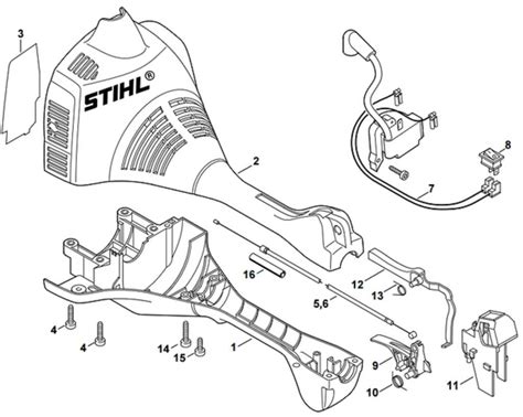 exploring  stihl fs trimmer head parts diagram
