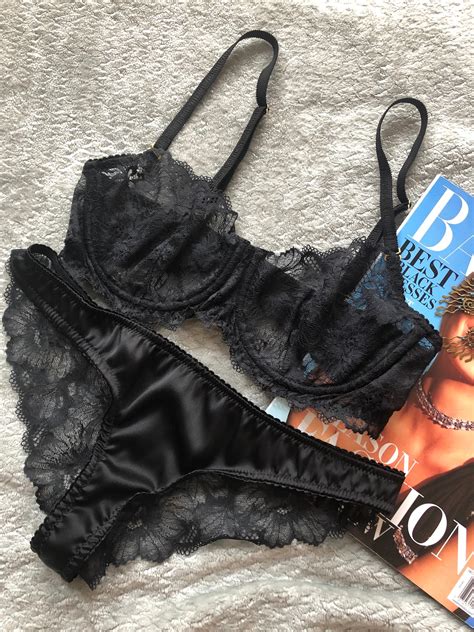 Tolles Seiden Dessous Set Von Josephine Lingerie Ny Etsy De