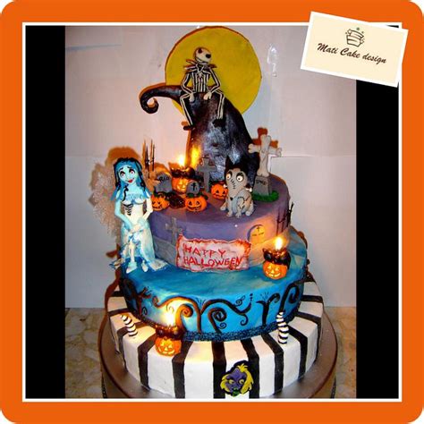 Tim Burton Cake Decorated Cake By Mati Cake Design Cakesdecor