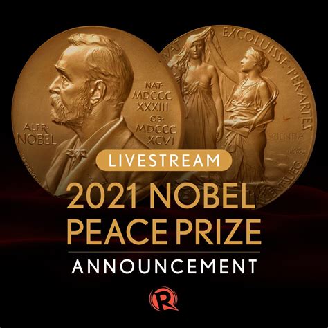 LIVESTREAM: Announcement of 2021 Nobel Peace Prize