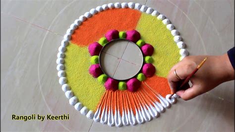 Easy Flower Rangoli Designs For Diwali | Best Flower Site