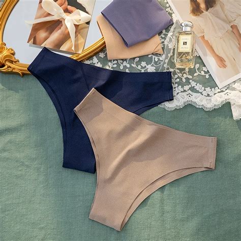 Newest Design Women S Printed Cotton Briefs V Shape Bikini Cross Elastic Panty Womens Underwear