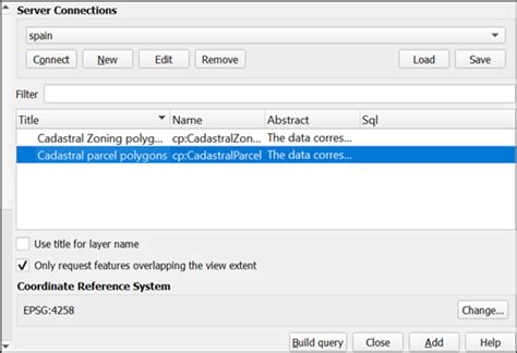wfs - Accessing Spanish cadastral data via QGIS - Geographic ...