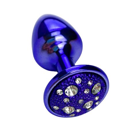 Plug Anal Hard Pequeno Em Metal Strass