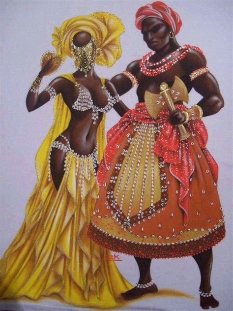 Pandá E Aganjú African Goddess Oshun Goddess Black Love Art