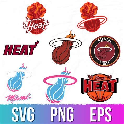 Miami Heat Logo Svg Miami Heat Svg Cut Files Miami Heat Png Logo Nba