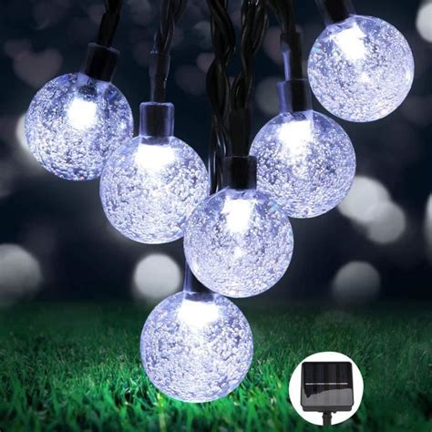 Uto Guirlande Lumineuse Boules Solaire Ext Rieure Led M