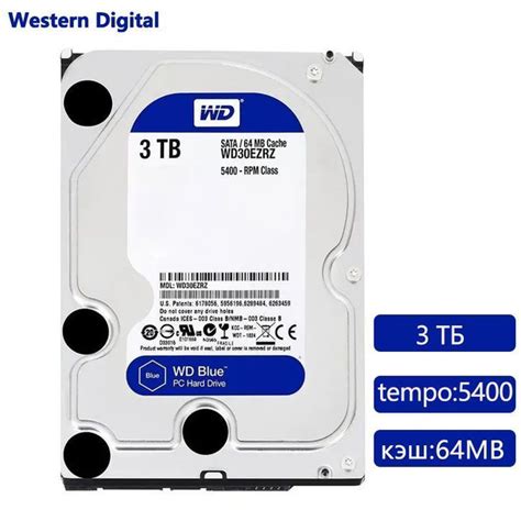 3 ТБ Внутренний жесткий диск Western Digital SATA 3 (WD30EZRZ) - купить ...