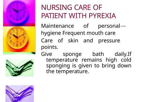 pyrexia  fever types  fever nursing management pptx