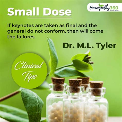 Small Dose Clinical Tips By Dr Hahnemann Homeopathy360