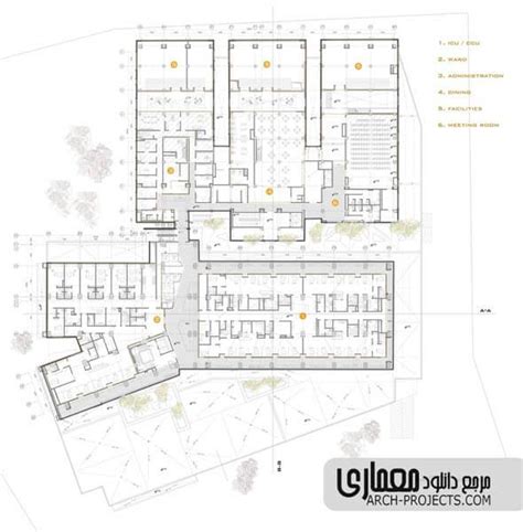 طراحی بیمارستان پارس بررسی نمونه طراحی بیمارستان داخلی با پلان و تصاویر