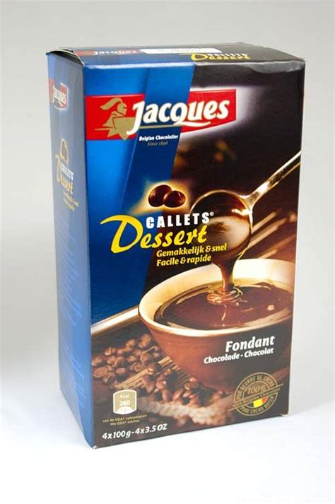 Gallets Dessert Jacques Fondant Chocolat 4 Sachets Ind 100g 400g