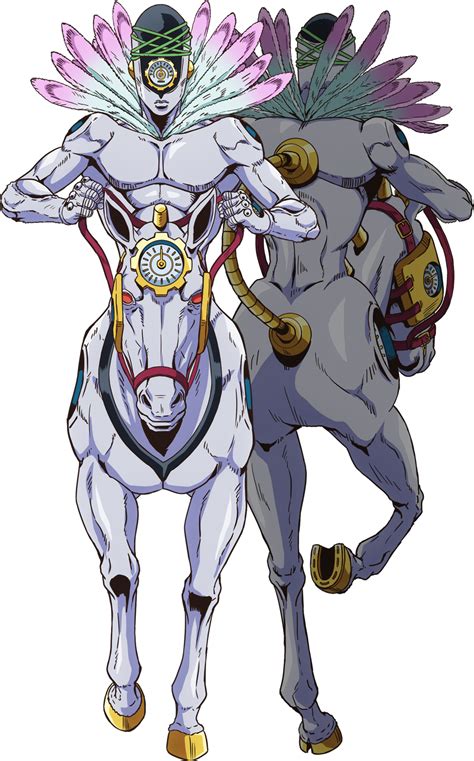 Filemade In Heaven Front And Back Render Animepng Jojos Bizarre