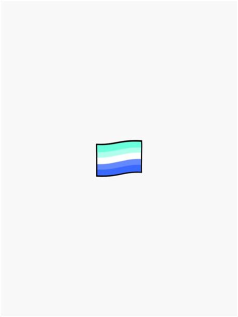 Gay Men MLM Pride Flag Sticker For Sale By Lucindas Art Redbubble