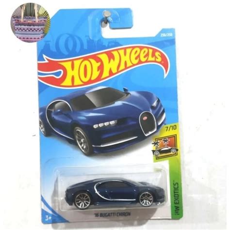 Hot Wheels 16 Bugatti Circion Blue Blue Shopee Malaysia