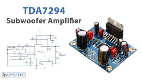 Tda7294 Subwoofer Amplifier Circuit