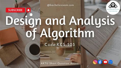 Btech Design And Analysis Of Algorithm Kcs Aktu Short Question