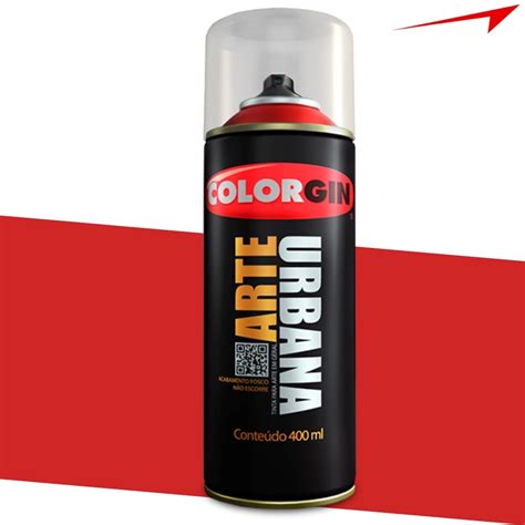 Preço De Tinta Spray Arte Urbana Vermelho Goiaba 400 Ml Colorgin Aecweb