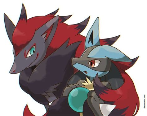 Zoroark And Lucario Nel