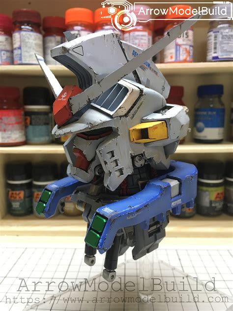 Arrowmodelbuild GP02 Gundam Head Built & Painted 1/35 Model Kit - Etsy