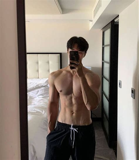 Josh Chen Men Abs Hot Korean Guys Handsome Asian Men