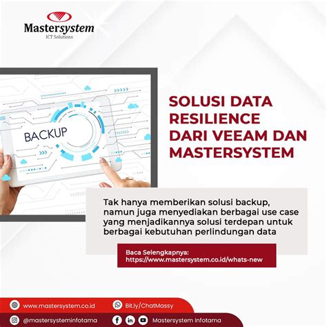 mastersystem mastersysteminfotama dataresilience backupdata veeam